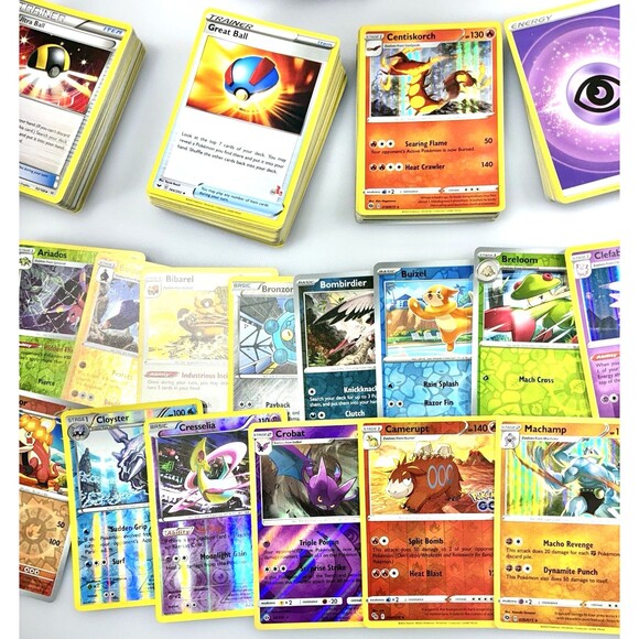 Pokémon TCG Trading Card Mixed Lot of 360 Modern Cards in Collectible Tin - Picture 8 of 15